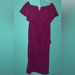 Elegant Purple Women's Dress